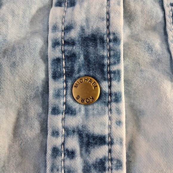 Michael Kors Denim Shirt - Picture 7 of 14